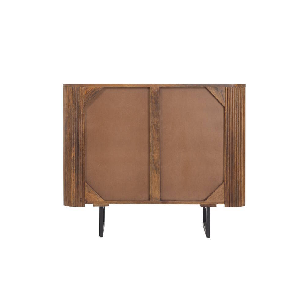 BUFFET 2P. BAJO MOD. TAVIRA 95 cm Fabricado en madera maciza de mango - Imagen 7