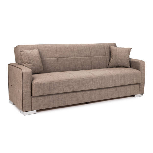 SOFA CAMA MOD. TERRA TELA C/ MARRON