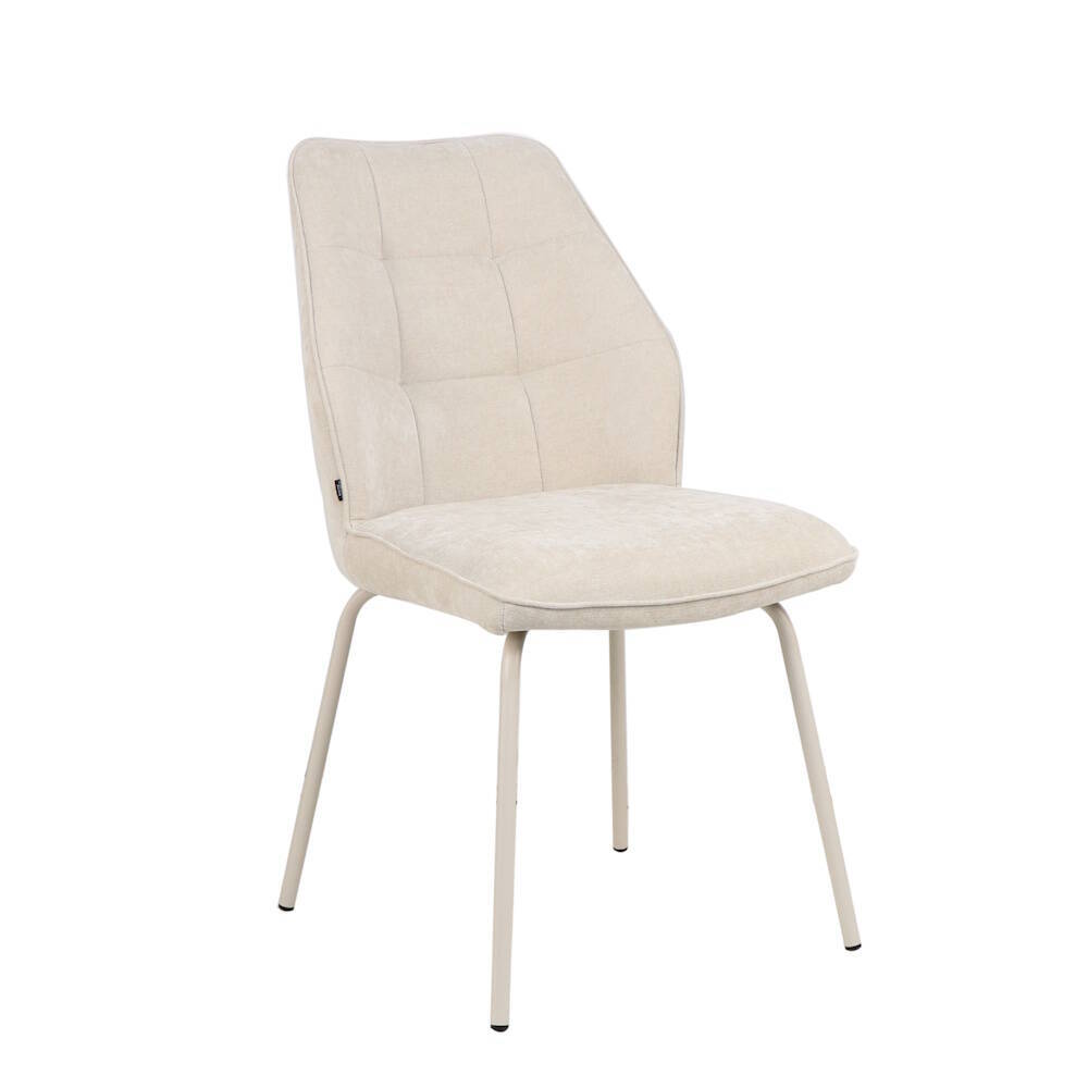 SILLA MOD. TRIANA TELA C/ BEIGE - PATA CREMA CAJAS DE 4 UDS.