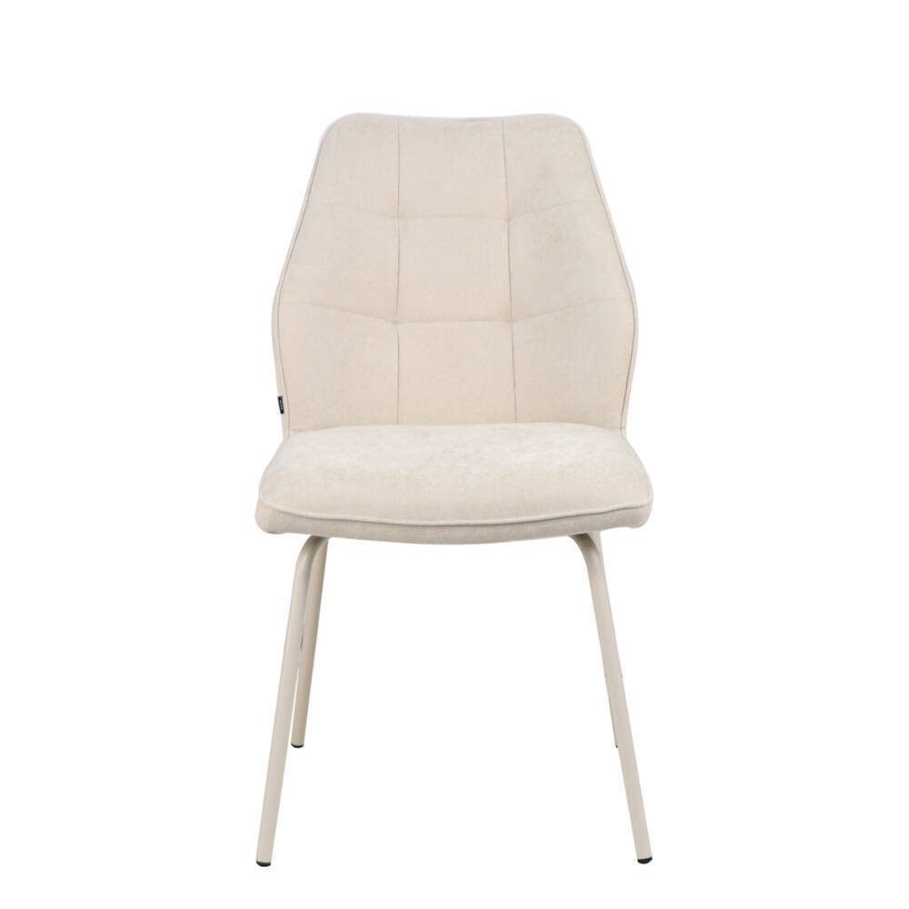 SILLA MOD. TRIANA TELA C/ BEIGE - PATA CREMA CAJAS DE 4 UDS. - Imagen 2