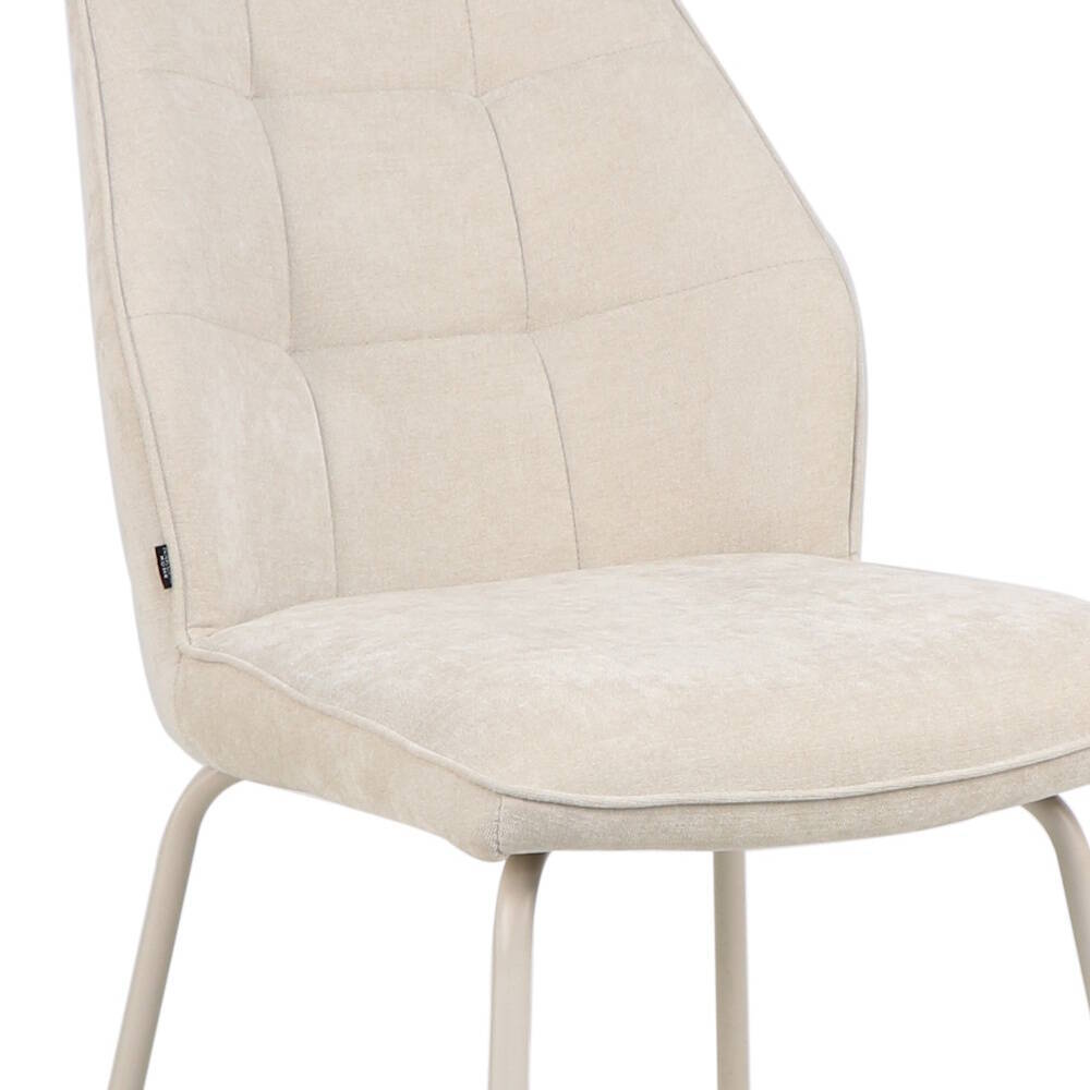 SILLA MOD. TRIANA TELA C/ BEIGE - PATA CREMA CAJAS DE 4 UDS. - Imagen 6