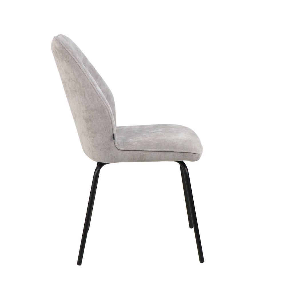 SILLA MOD. TRIANA TELA C/ GRIS- PATA NEGRA CAJAS DE 4 UDS. - Imagen 3