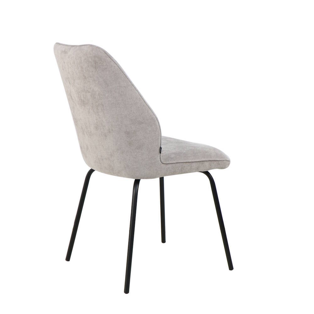 SILLA MOD. TRIANA TELA C/ GRIS- PATA NEGRA CAJAS DE 4 UDS. - Imagen 4