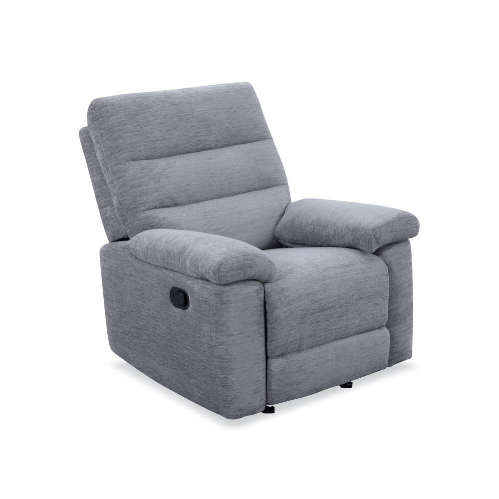 SOFA 3 PL. MOD. VENICE TELA C/ GRIS CLARO 2 RELAX ELECTRICOS Modulo central fijo - SILLON RELAX DE REGALO - Imagen 6