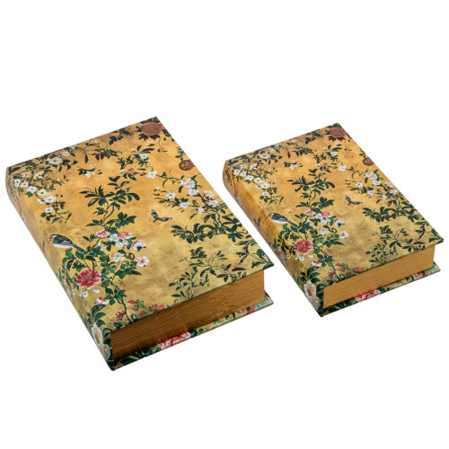 SET 2 CAJAS LIBRO DECORADASS DECORADAS