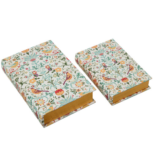 SET 2 CAJAS LIBRO DECORADAS