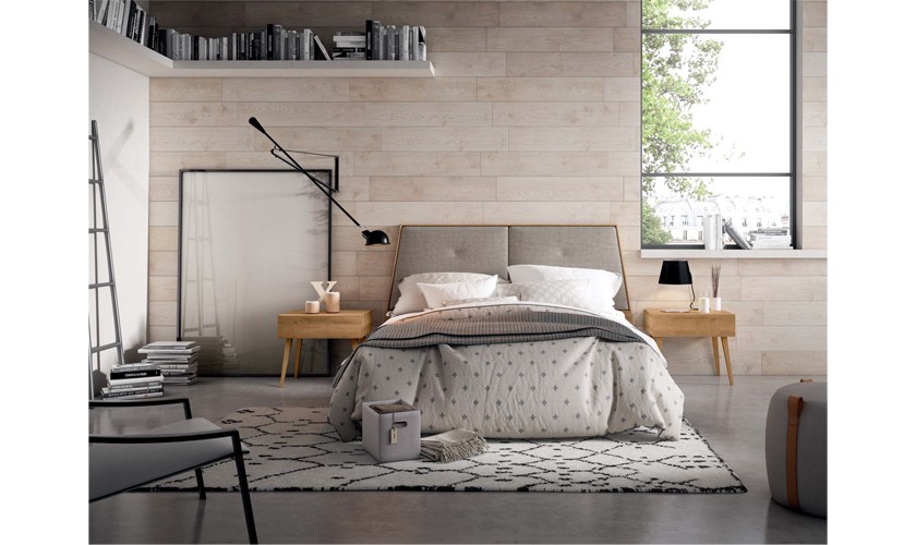 Cabecero TRENDY tapizado gris oscuro - Imagen 3