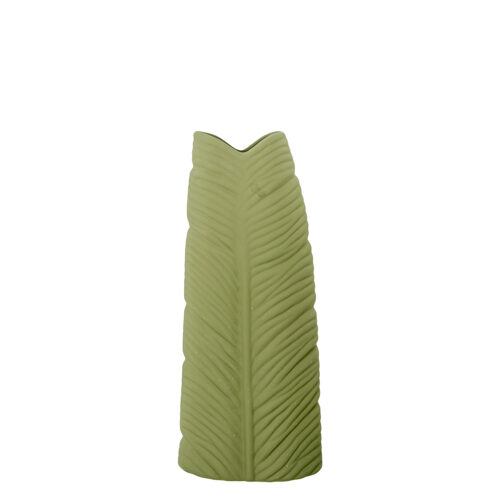 JARRON CERAMICA IMPERMEABLE 50CM VERDE