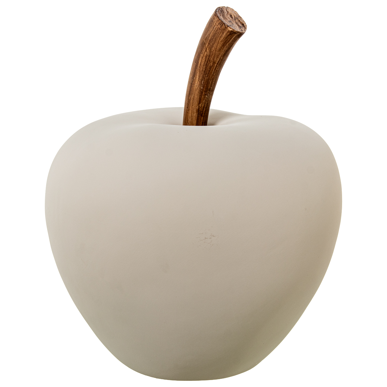 FIGURA MANZANA CERAMICA 50CM BEIGE