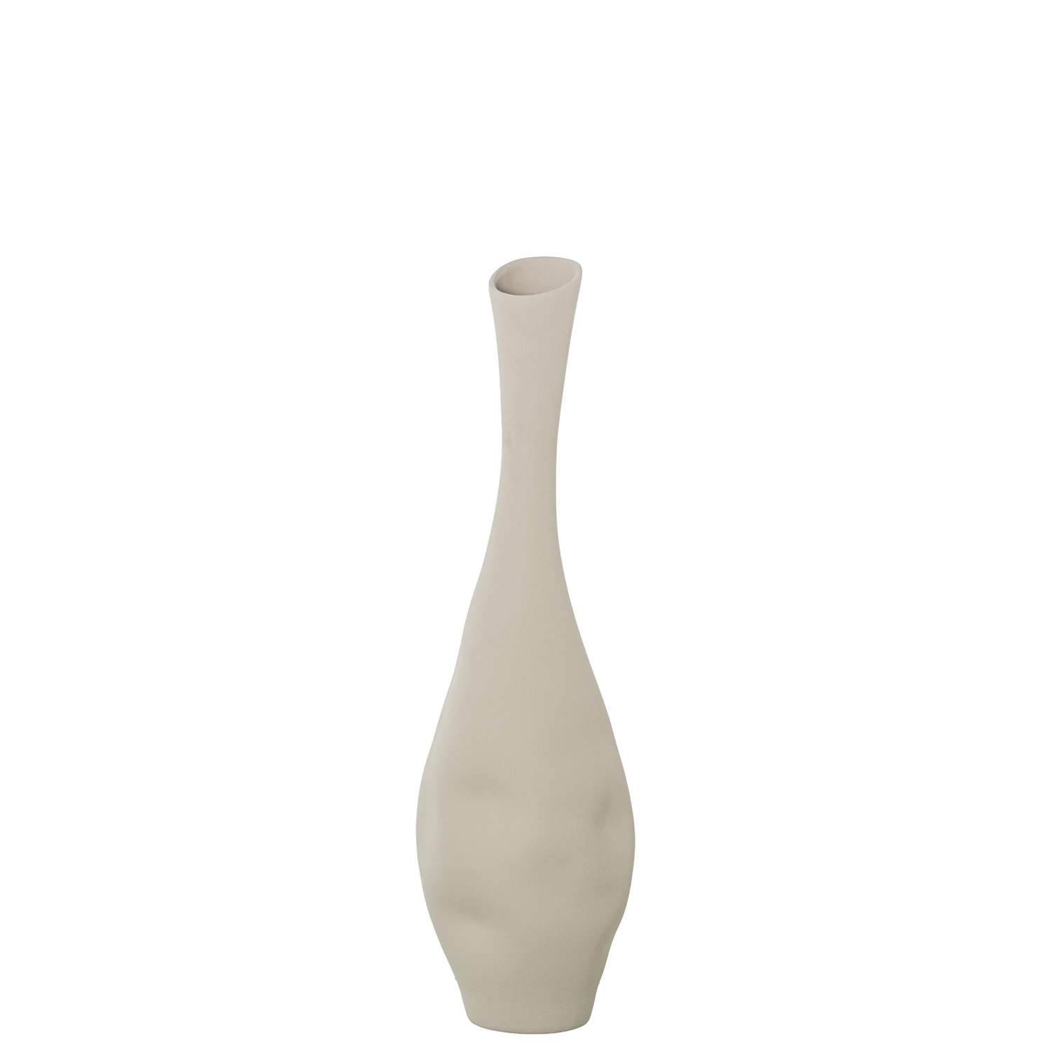 JARRON CERAMICA 60CM BEIGE