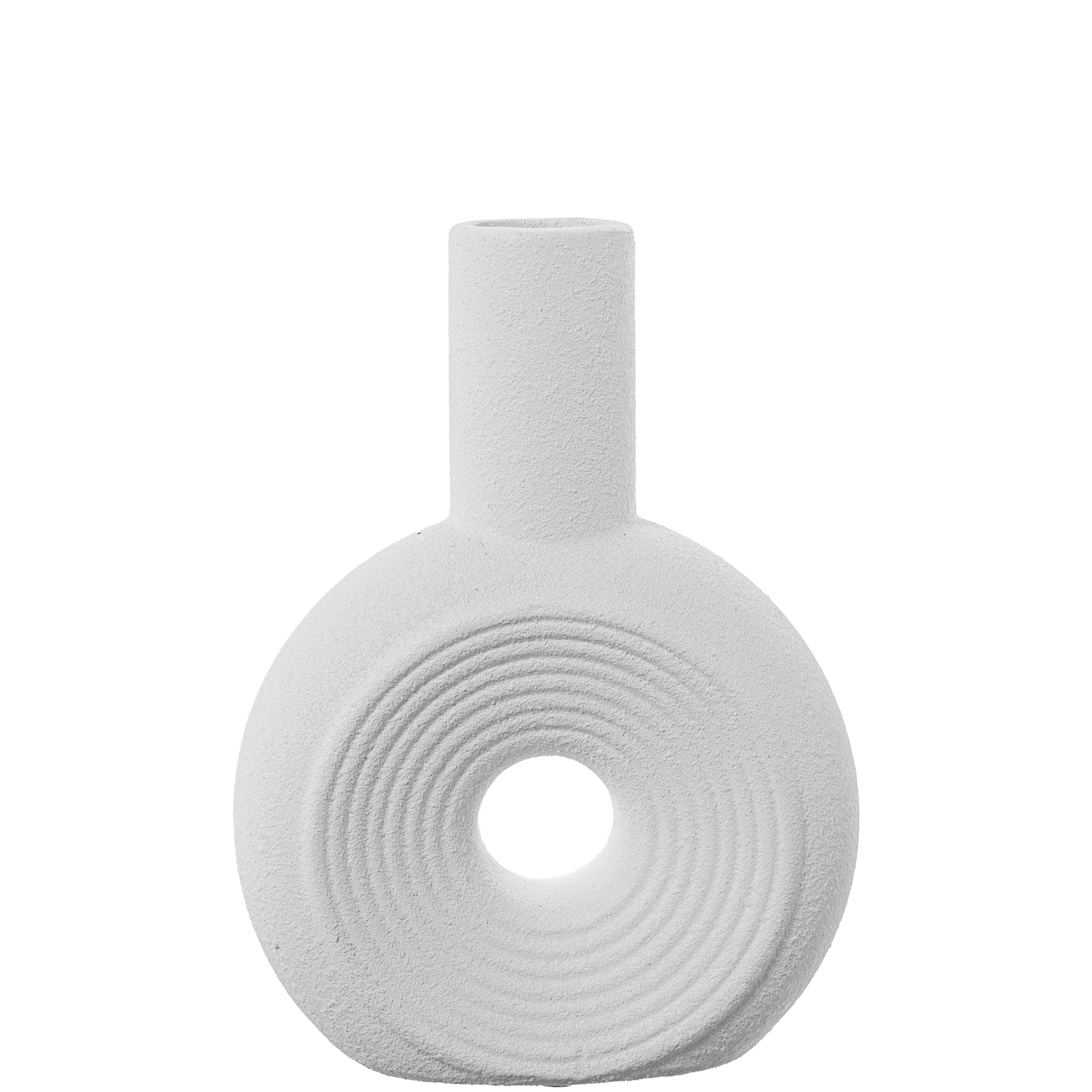 JARRÓN CERÁMICA 19,5CM BLANCO