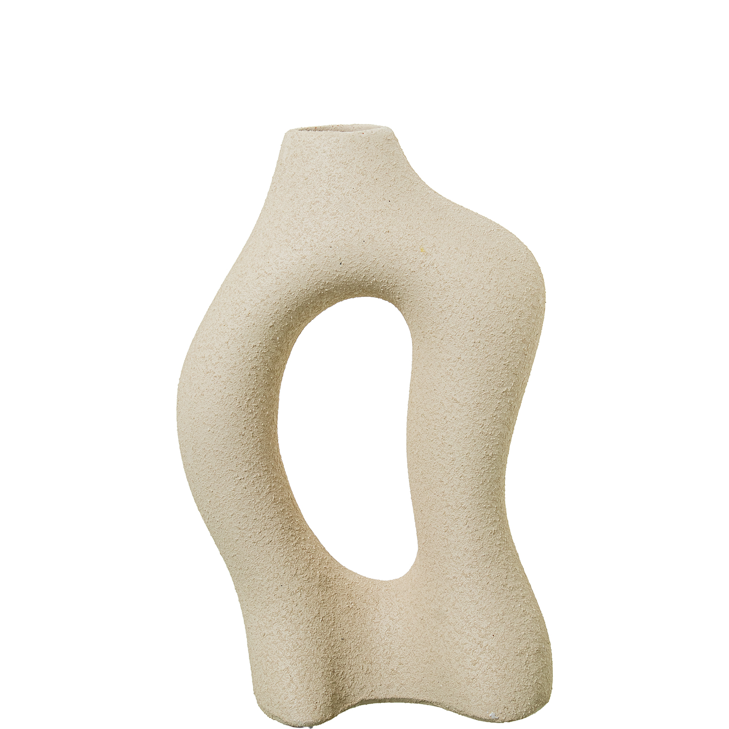 JARRÓN CERÁMICA 21CM CRUDO