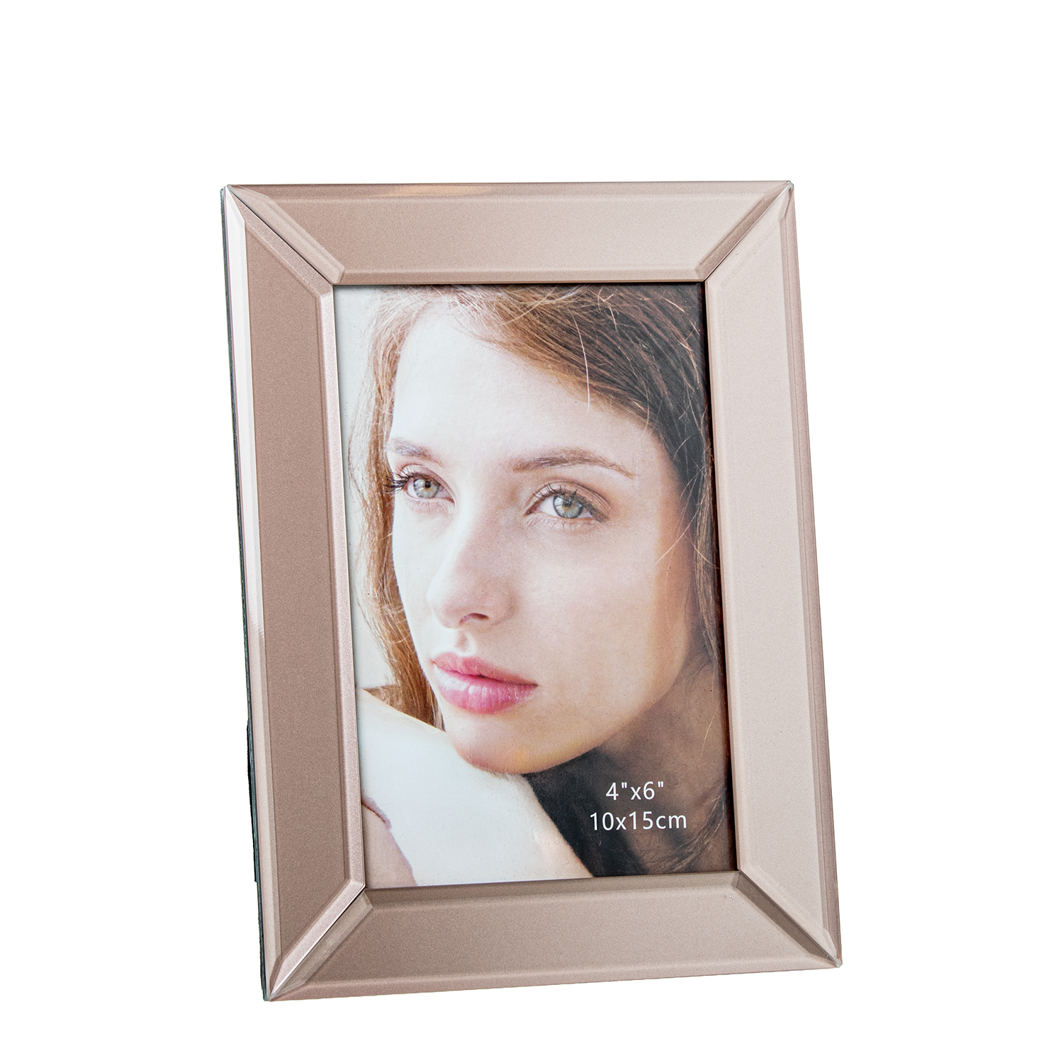 PORTAFOTOS CRISTAL 10X15 CM.ENA MADERA DM