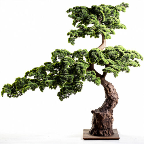 BONSAI PINO ARTIFICIAL 220CM PCM PE+PVC C/MACETA CERÁMICA