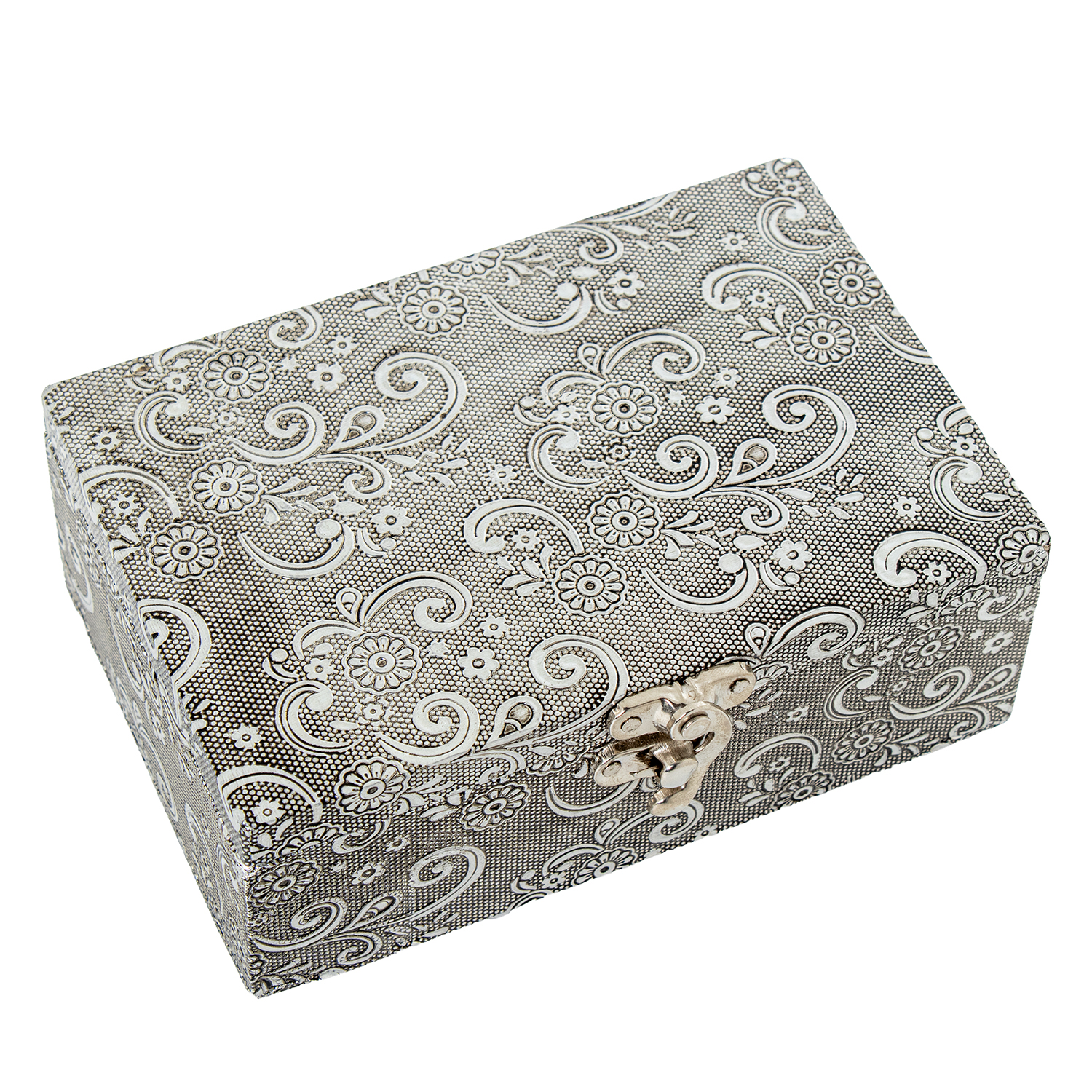 JOYERO METAL PLATEADO DECO. AREFANTE