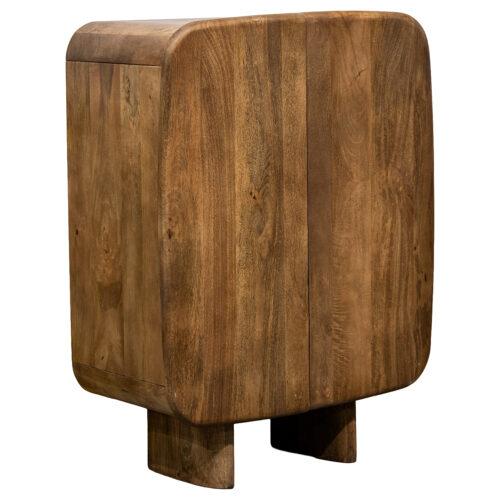 MUEBLE BAR MADERA MANGO 2 PUERS +91998, MONTAJE SOLO PATAS