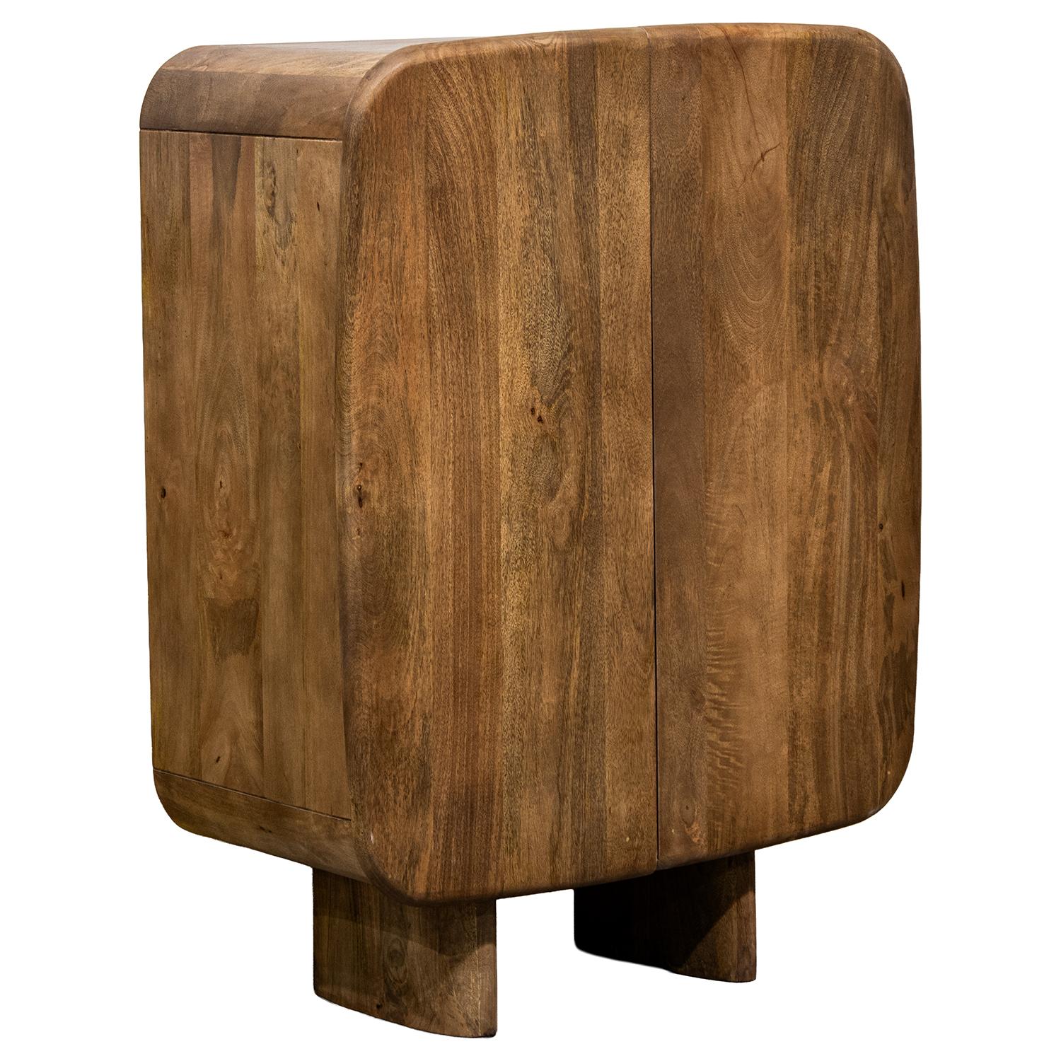 MUEBLE BAR MADERA MANGO 2 PUERS +91998, MONTAJE SOLO PATAS