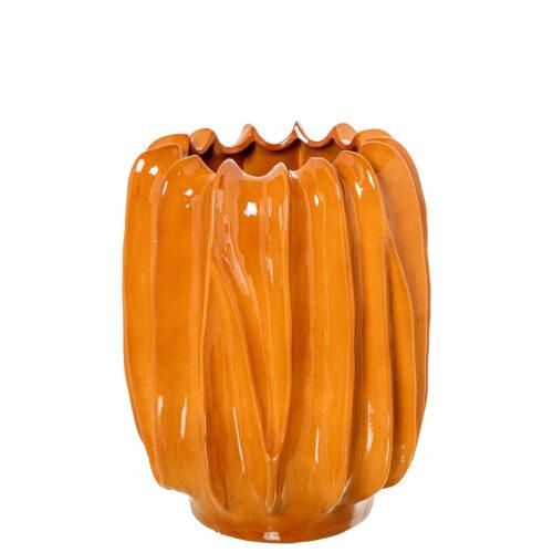 JARRÓN CERÁMICA 45CM MOSTAZA BUERO