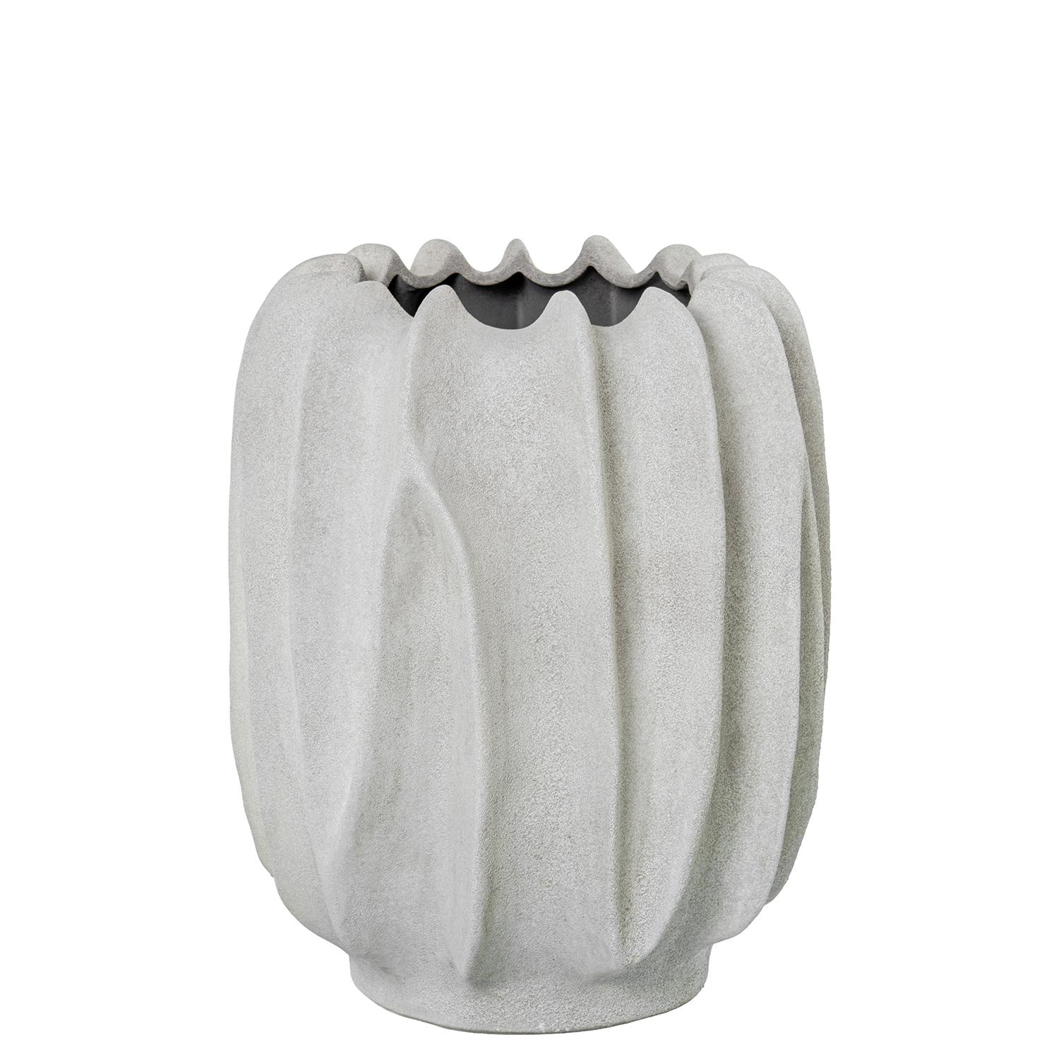 JARRÓN CERÁMICA 42CM CRUDO ARERILLO