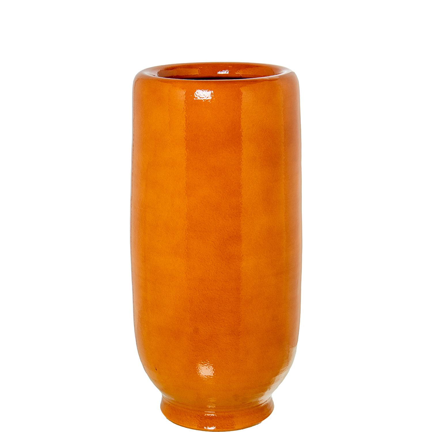 JARRÓN CERÁMICA 60CM MOSTAZA BRILLO