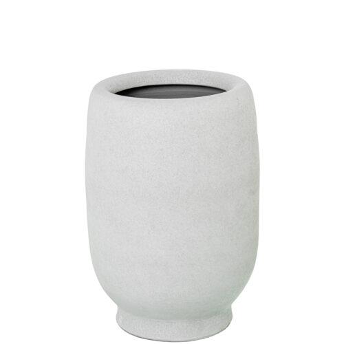 JARRÓN CERÁMICA 40CM CRUDO ARENA