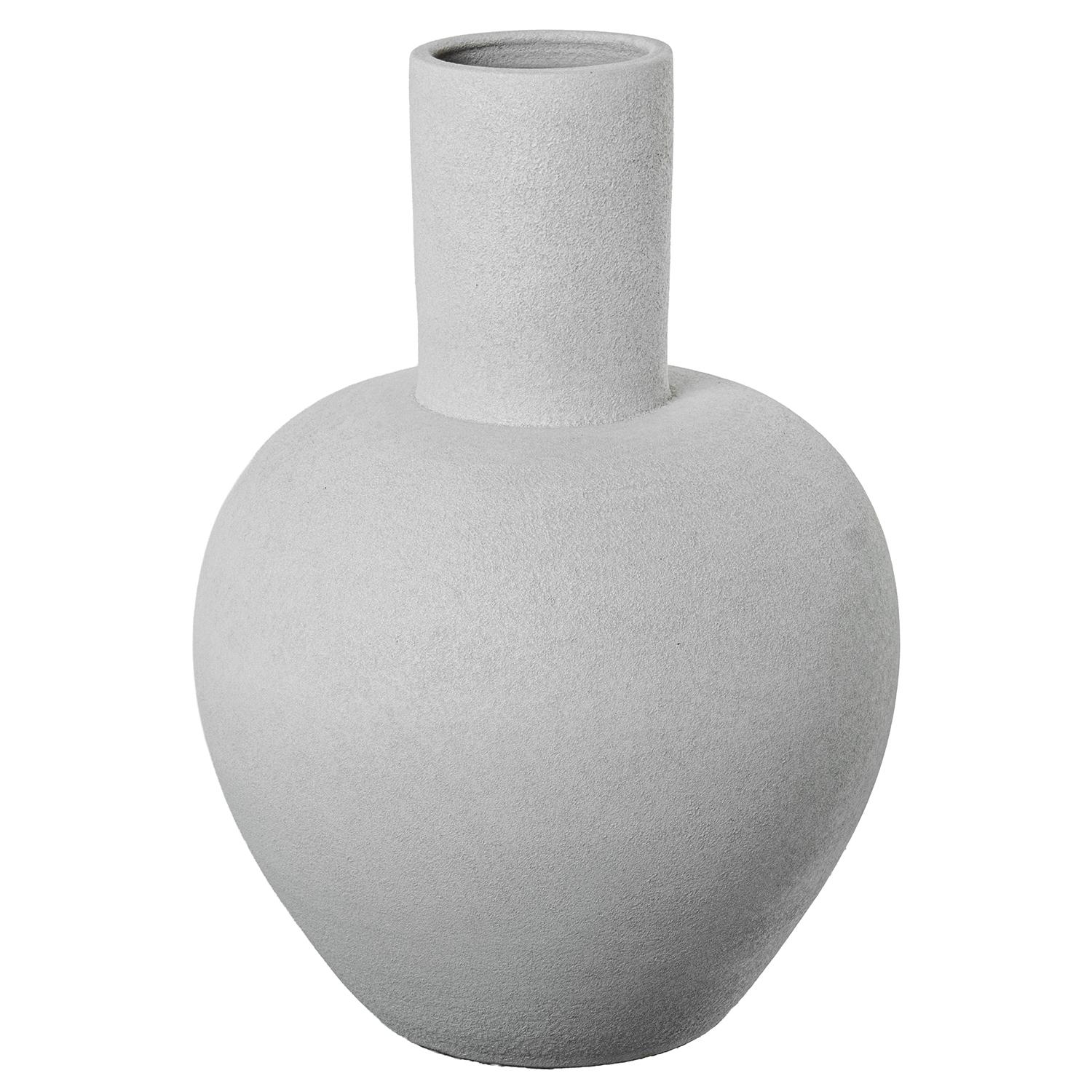 JARRÓN CERÁMICA 50CM CRUDO ARENA