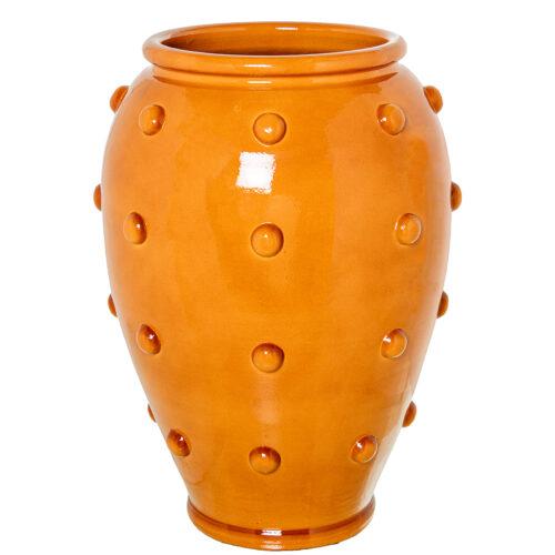 JARRÓN CERÁMICA 60CM MOSTAZA BRILLO