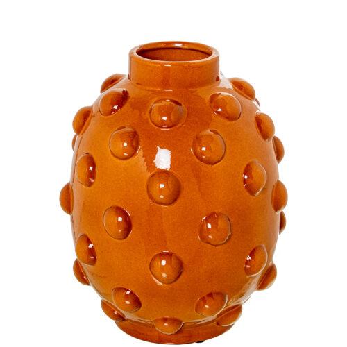 JARRÓN CERÁMICA BOLA 33CM MOSTERO