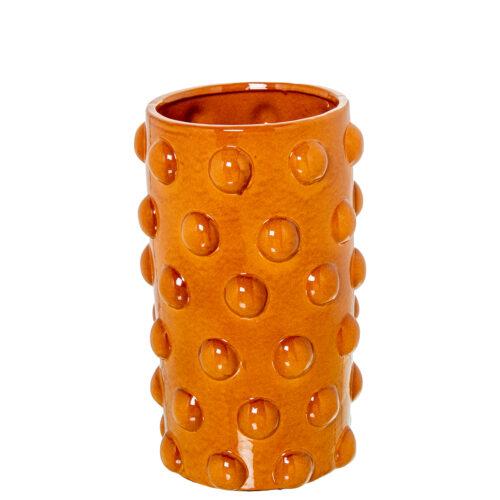 JARRÓN CERÁMICA 30CM MOSTAZA BBRILLO
