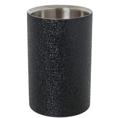 ENFRIADOR BOTELLA ACERO INOX.,BIERTA NEGRA