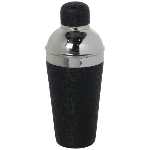 COCTELERA 550ML ACERO INOX., C CUBIERTA NEGRA