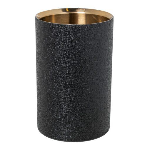 ENFRIADOR BOTELLAS ACERO INOX.O MATE, CUBIERTA NEGRA