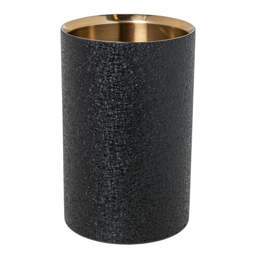 ENFRIADOR BOTELLAS ACERO INOX.O MATE, CUBIERTA NEGRA