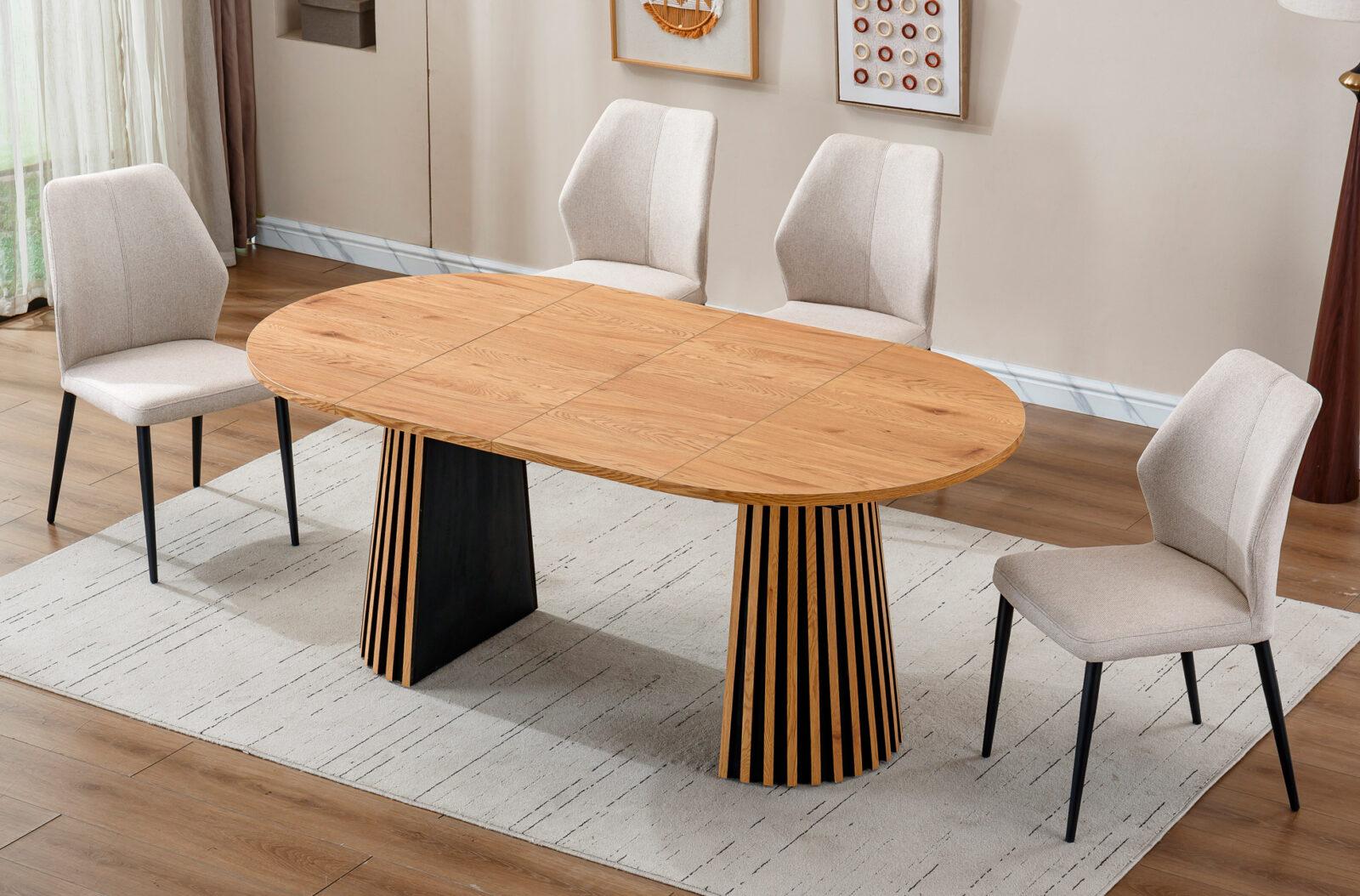 MESA COMEDOR EXTENSIBLE BRANDON 100 - 180 CM OAK TREND