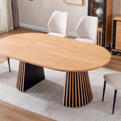 MESA COMEDOR EXTENSIBLE BRANDON 120 - 200 CM OAK TREND