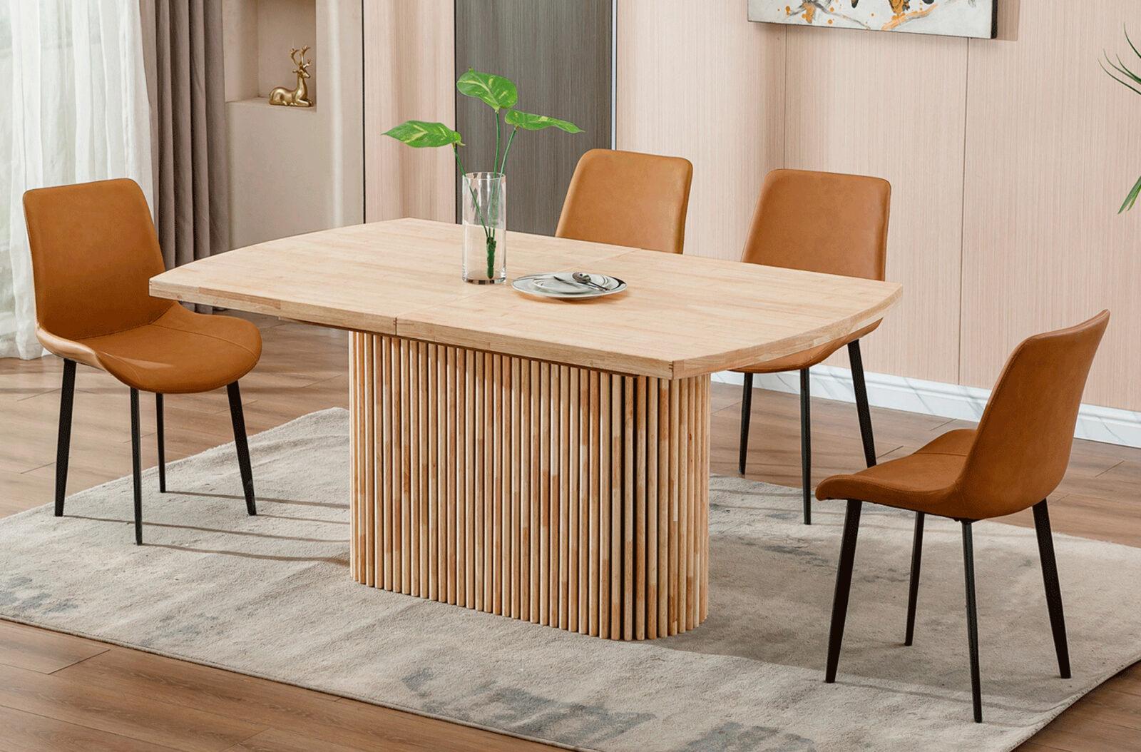 MESA COMEDOR EXTENSIBLE CAROL 160 - 200 - 240 x 100 CM OAK