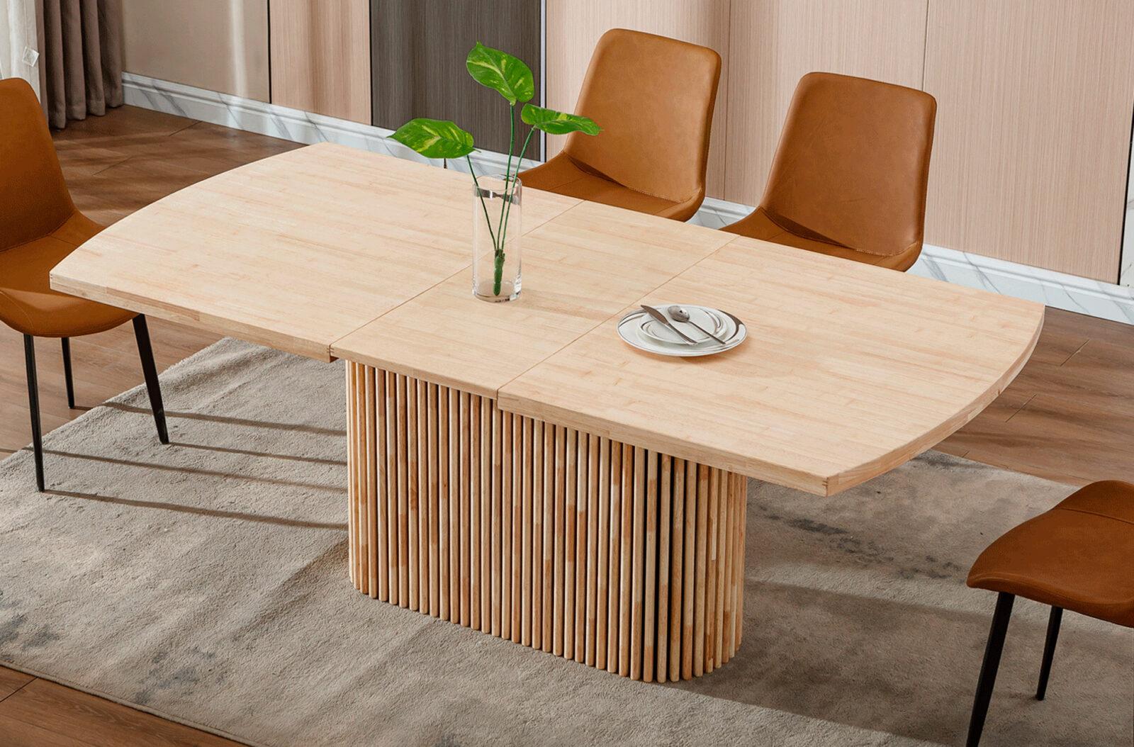 MESA COMEDOR EXTENSIBLE CAROL 160 - 200 - 240 x 100 CM OAK - Imagen 2