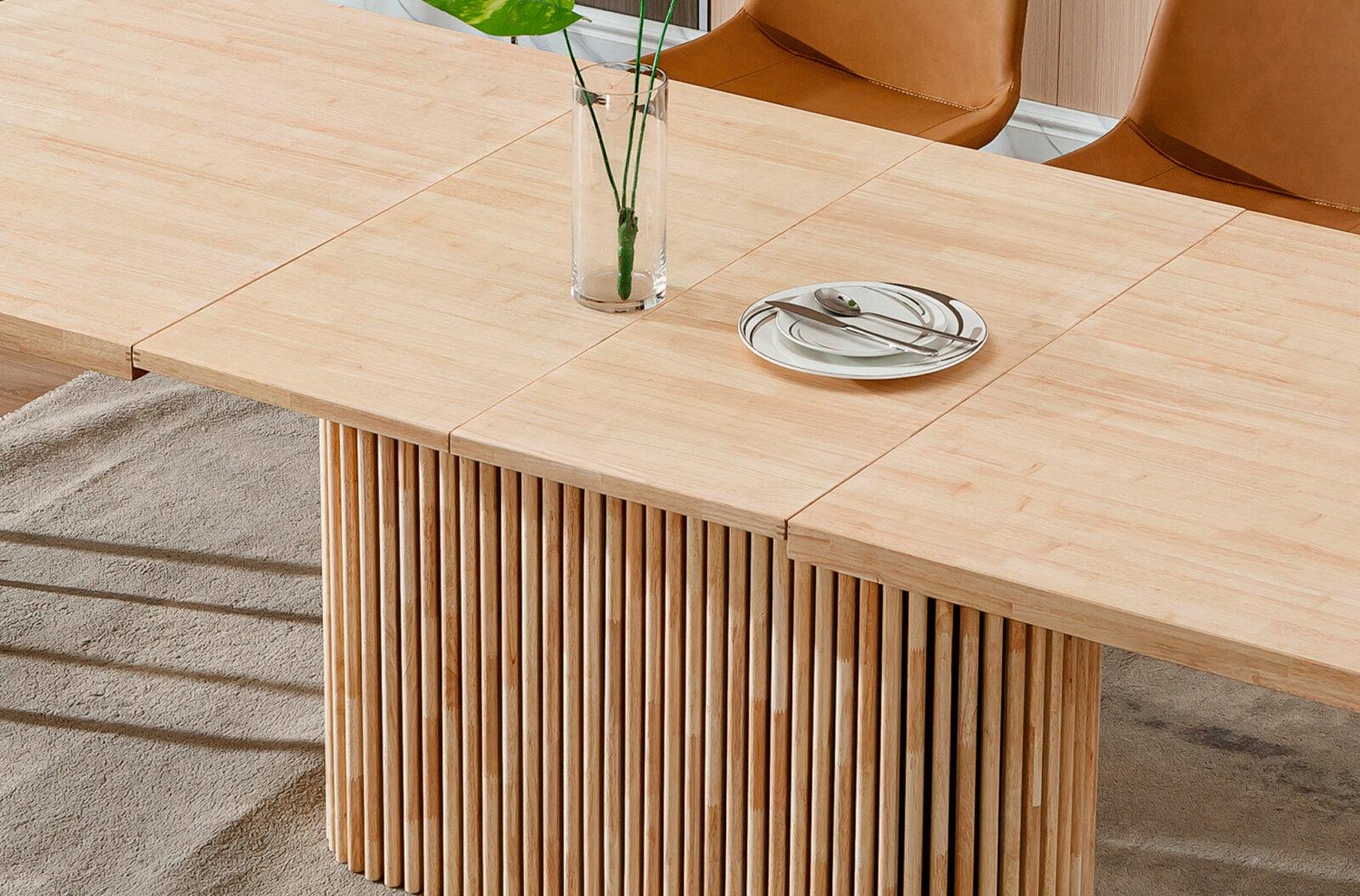 MESA COMEDOR EXTENSIBLE CAROL 160 - 200 - 240 x 100 CM OAK - Imagen 4