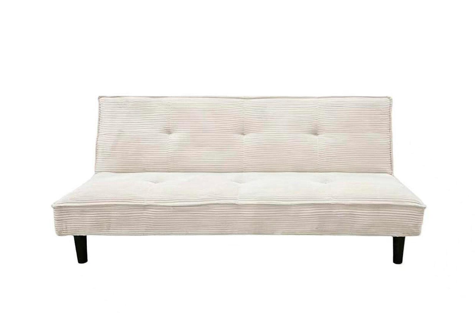 SOFA CAMA FLASH 105 x 180 CM CORDUROY CREMA - Imagen 4