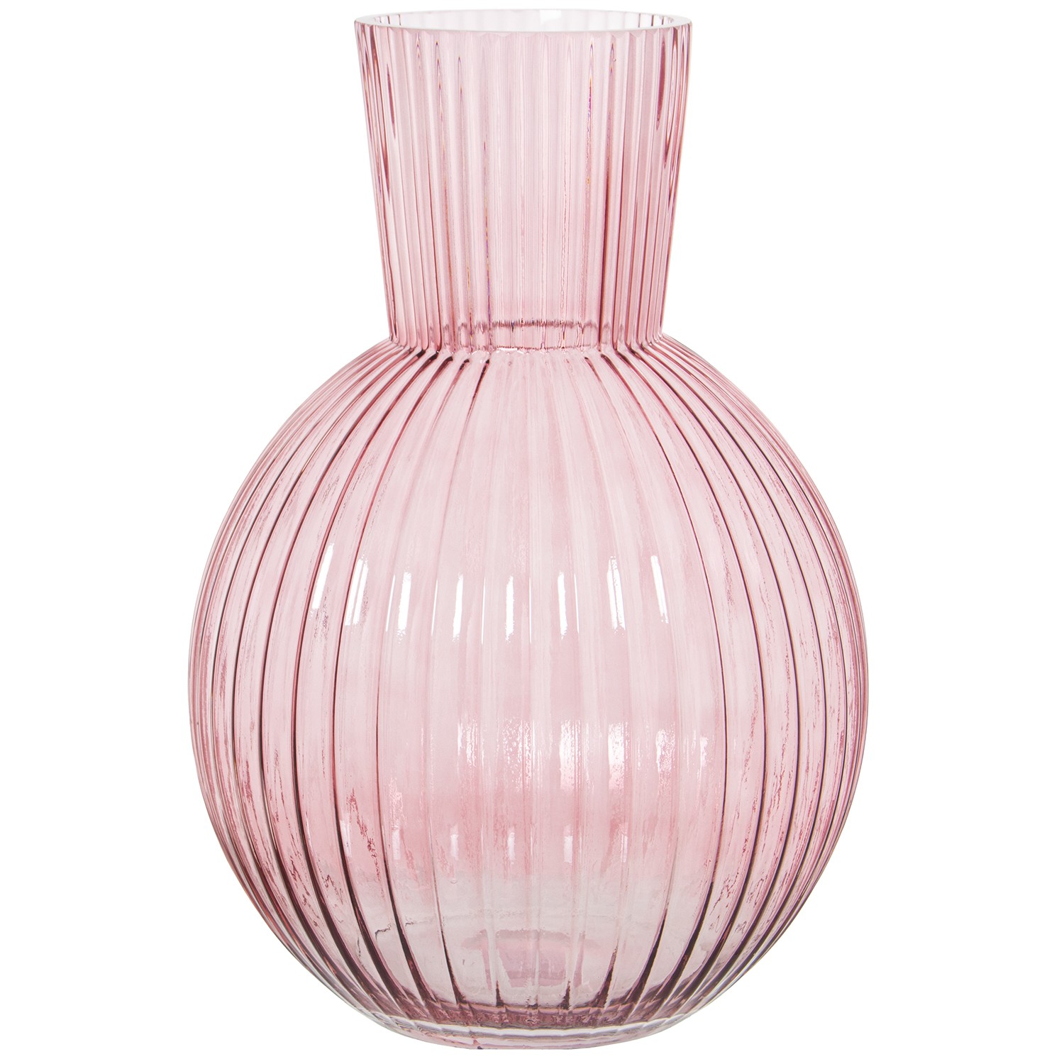JARRÓN CRISTAL ROSA