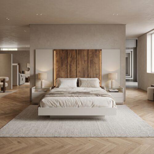 Cabecero Iluminado con Mesitas de Noche a Juego Outlet