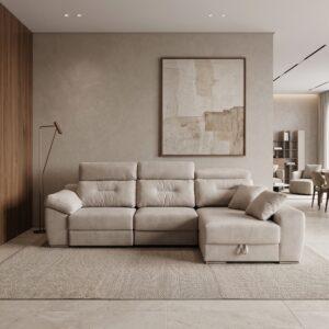 Sofá chaise longue Eros