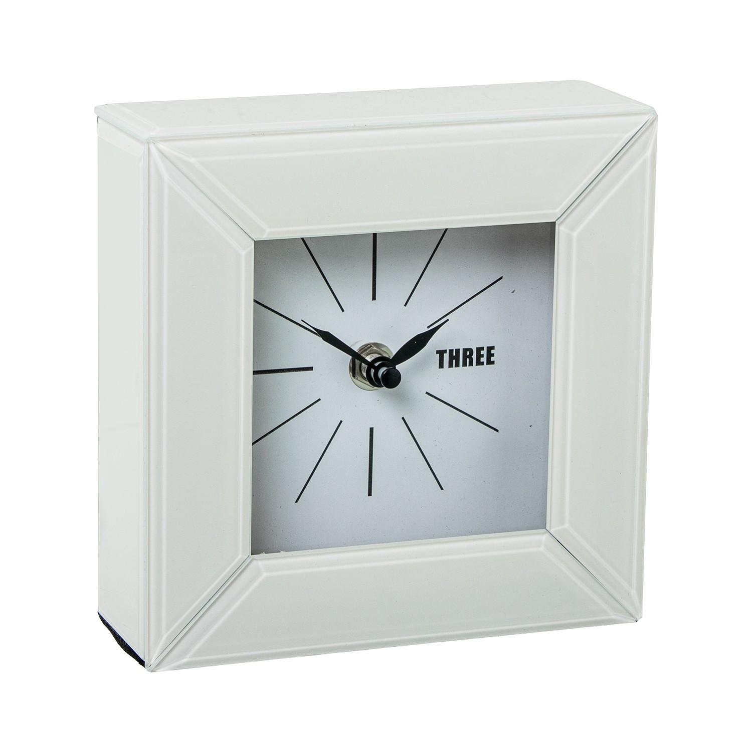 RELOJ SOBREMESA CRISTAL