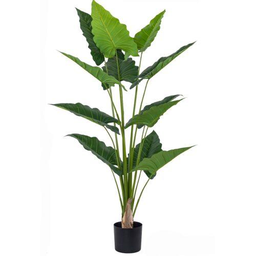 PLANTA ARTIFICIAL ALOCASIA 170 CM 9 HOJAS
