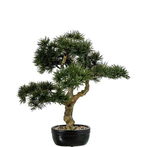 BONSAI ARTIFICIAL PINO 45CM PEPE+PVC C/MACETA CERÁMICA