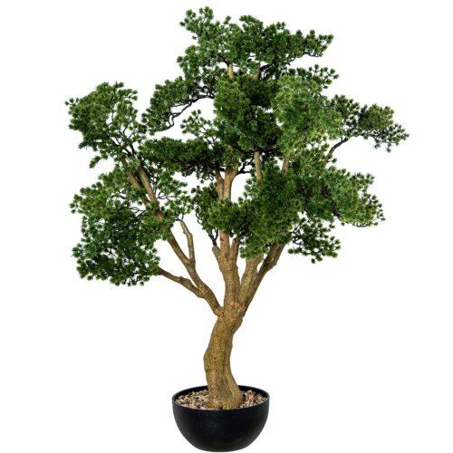 BONSAI ARTIFICIAL PINO 112CM P+PVC C/MACETA CERÁMICA
