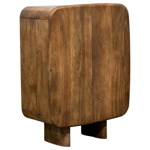 MUEBLE BAR MADERA MANGO 2 PUERS +91998, MONTAJE SOLO PATAS