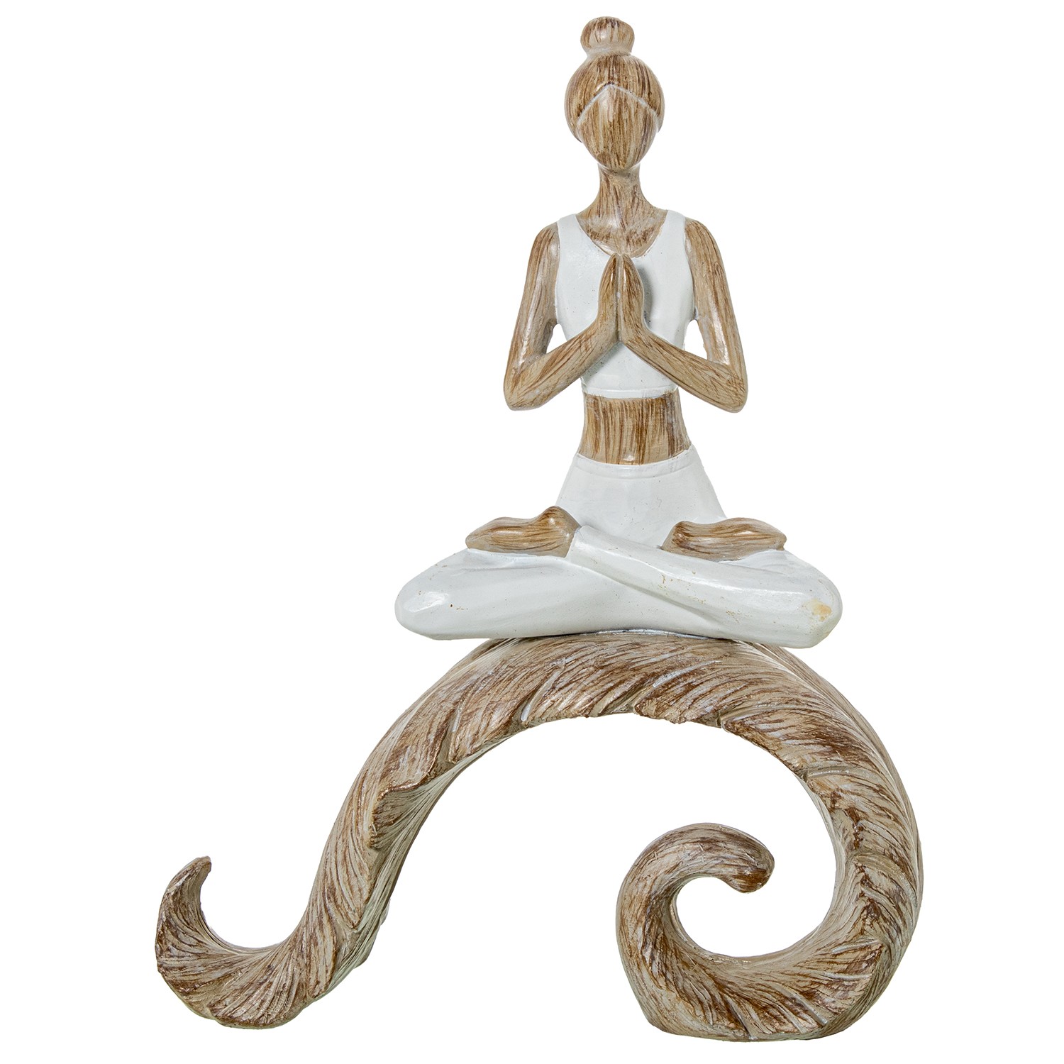 FIGURA RESINA BUDA EN PEDESTAL
