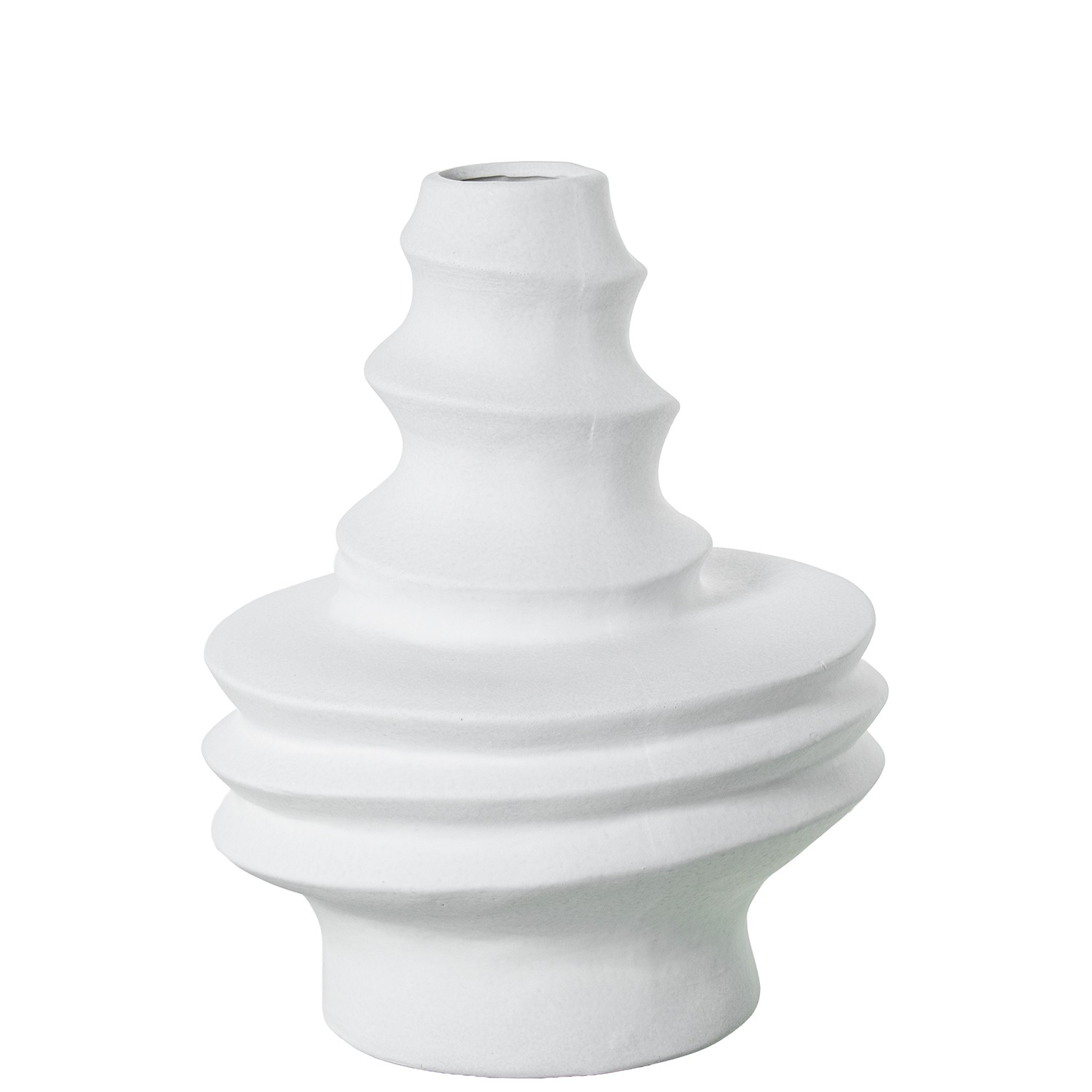 JARRON CERAMICA BLANCO