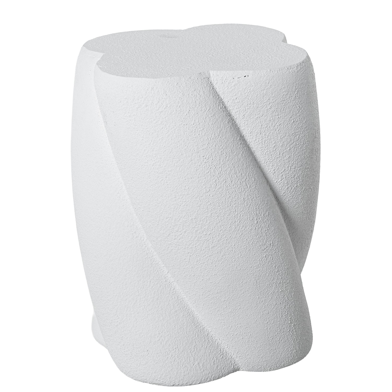 MESA AUXILIAR FIBRA DE VIDRIOROSA BRILLO
